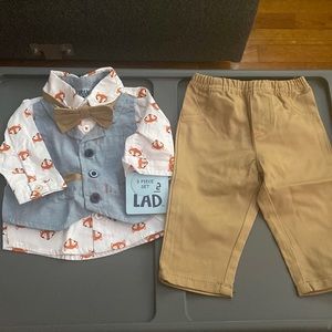 Little Lad 3 Piece Set For Boys Size 0-3M